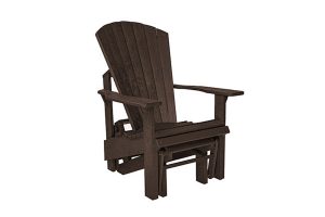 FUR-G0116-ADIRONDACK-SINGLE-GLIDING-CHAIR-CHOCOLATE-MAIN