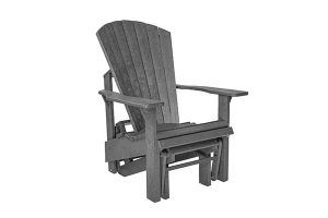 FUR-G0118-ADIRONDACK-SINGLE-GLIDING-CHAIR-SLATE-GREY-MAIN