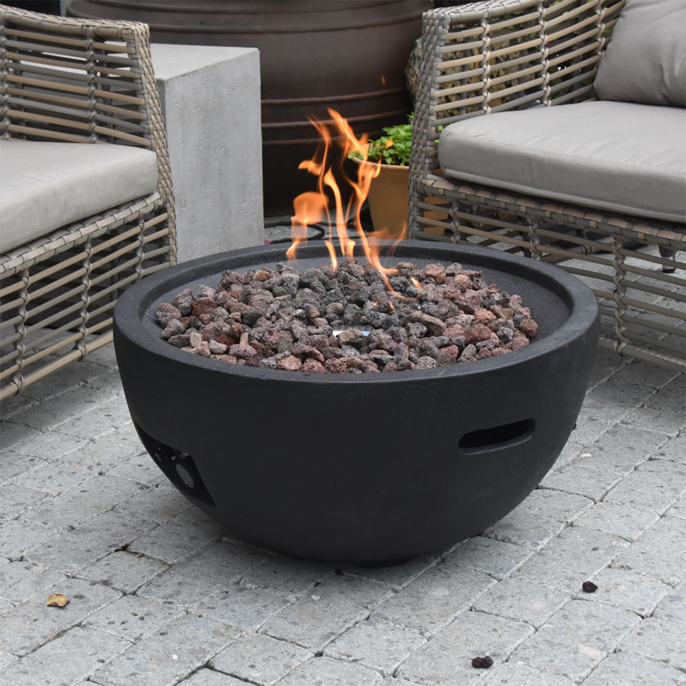 26″ Round Jefferson Fire Bowl NG