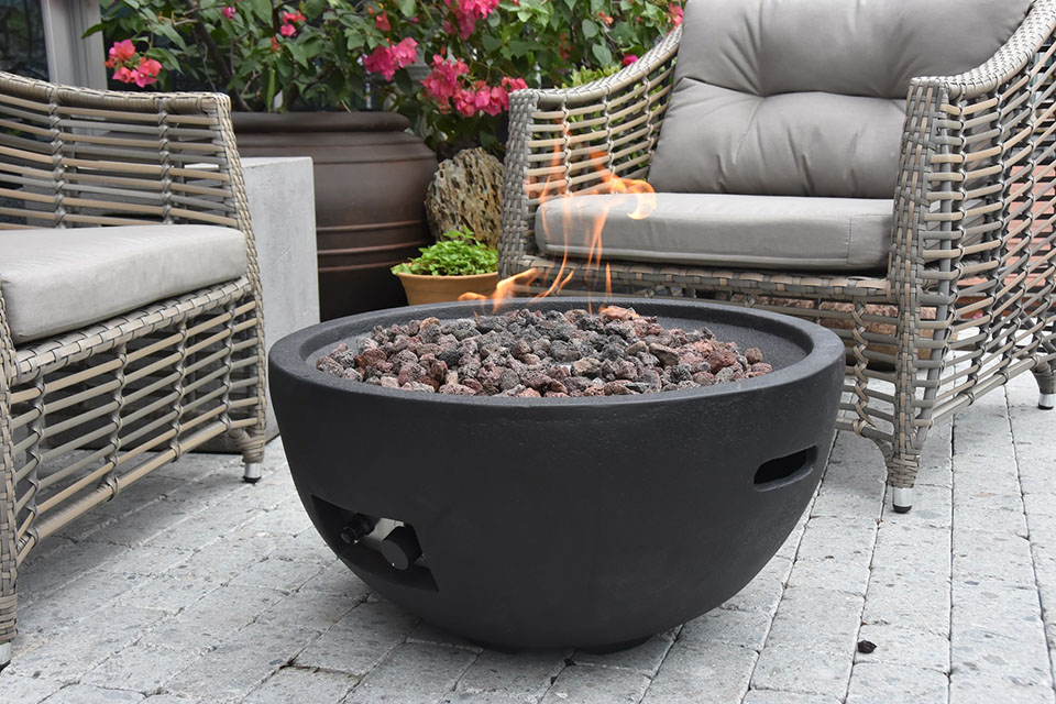 26″ Round Jefferson Fire Bowl NG