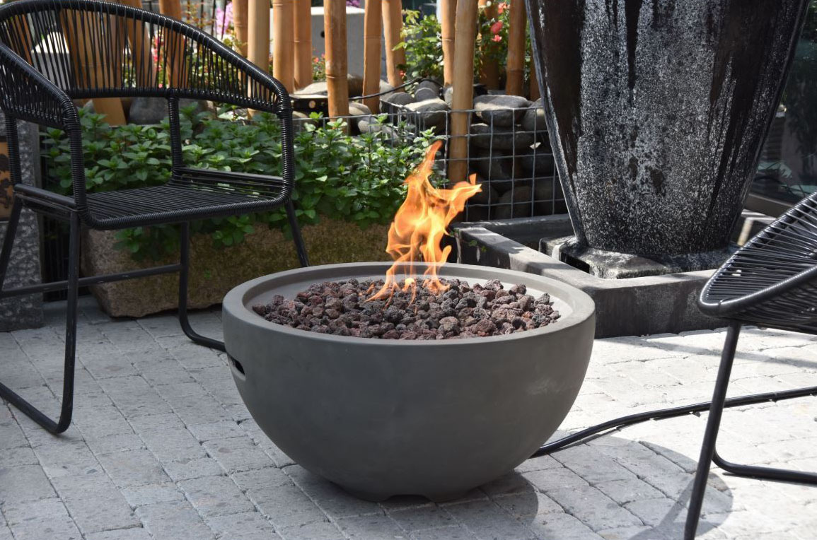 26″ Round Nantucket Fire Bowl NG