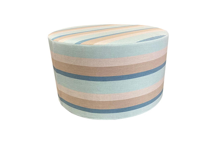 Round Gateway Mist Ottoman