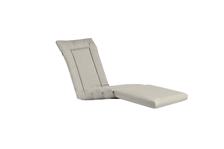 Chaise Lounge Cushion Canvas Granite