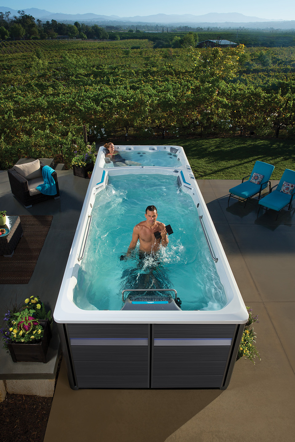 E2000 Dual Temperature Fitness System - Pioneer Family Pools - Gallery