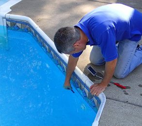 Fibreglass Step & Concrete Pool Finish